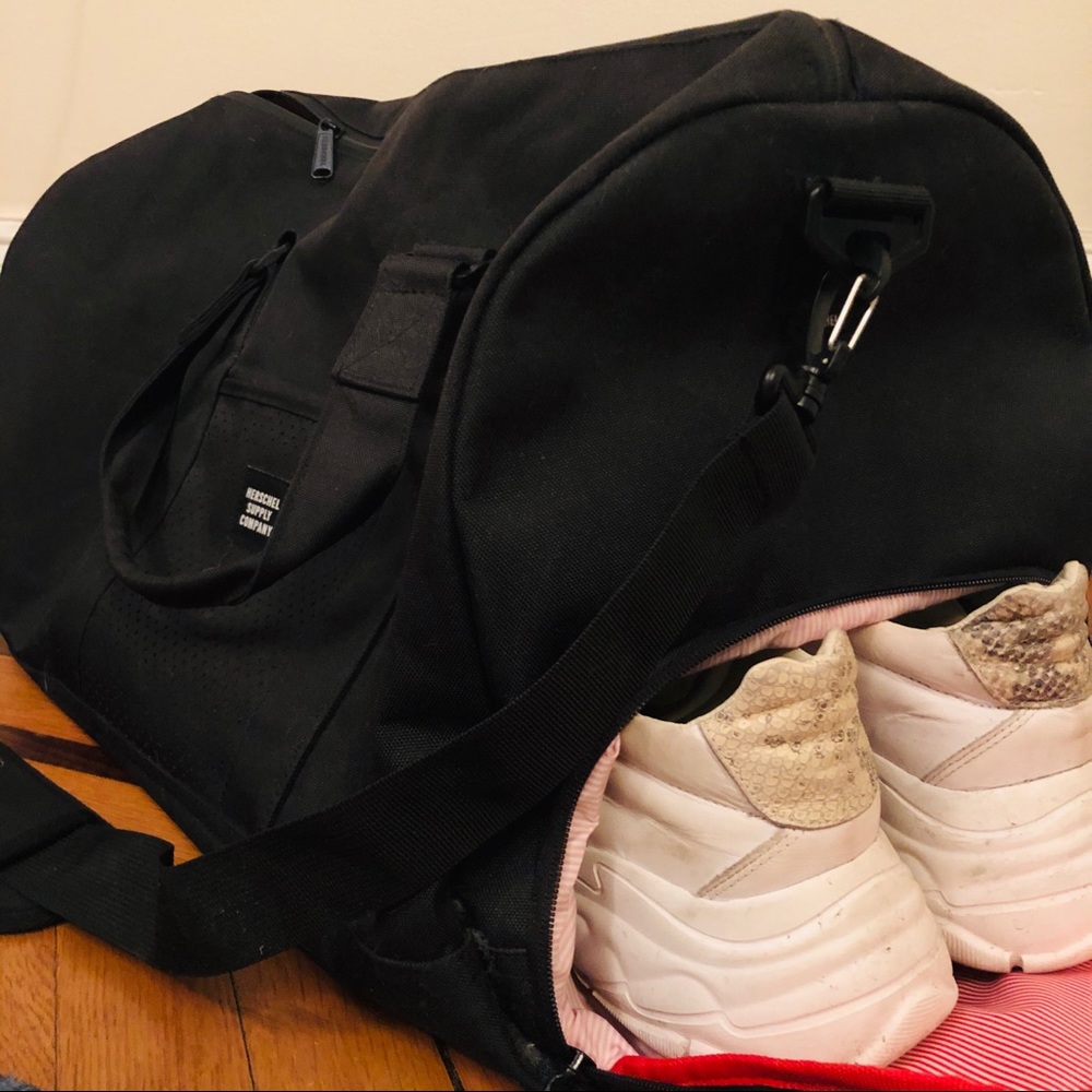 Black Herschel Duffle Bag - Carry On Size